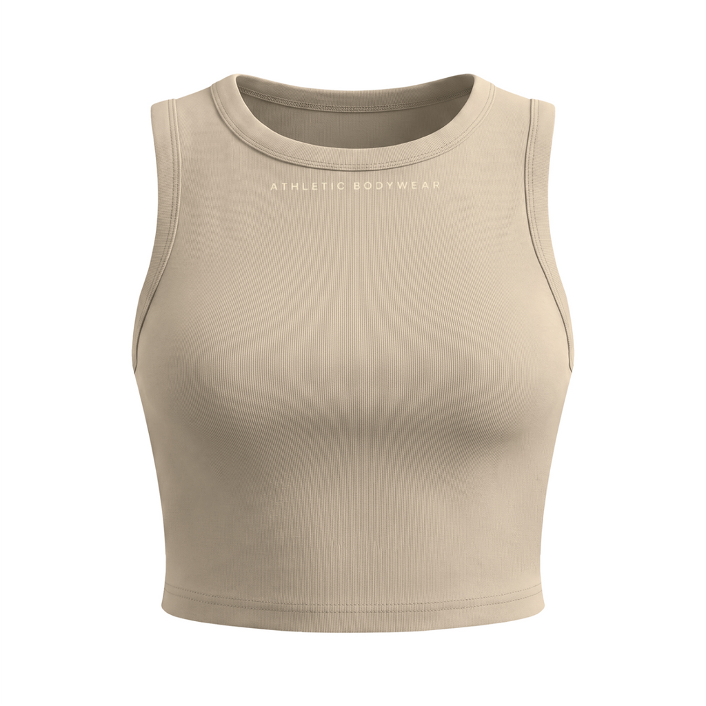 Women's Tight Crewneck Crop Tank Top