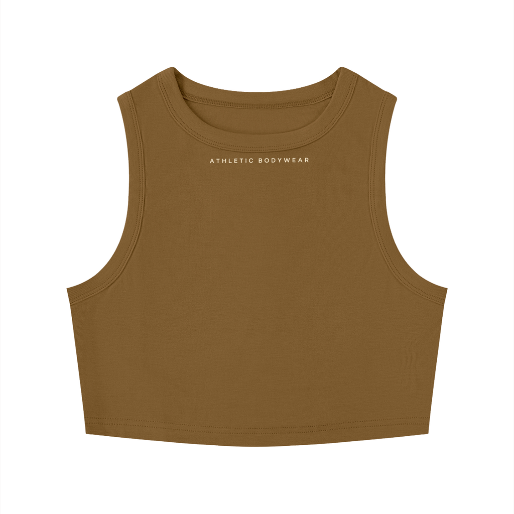 Women's Tight Crewneck Crop Tank Top