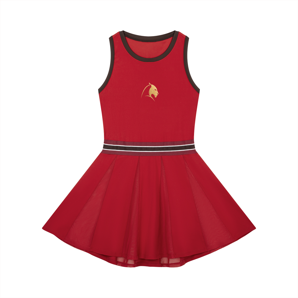 Robe sans manches Contraste