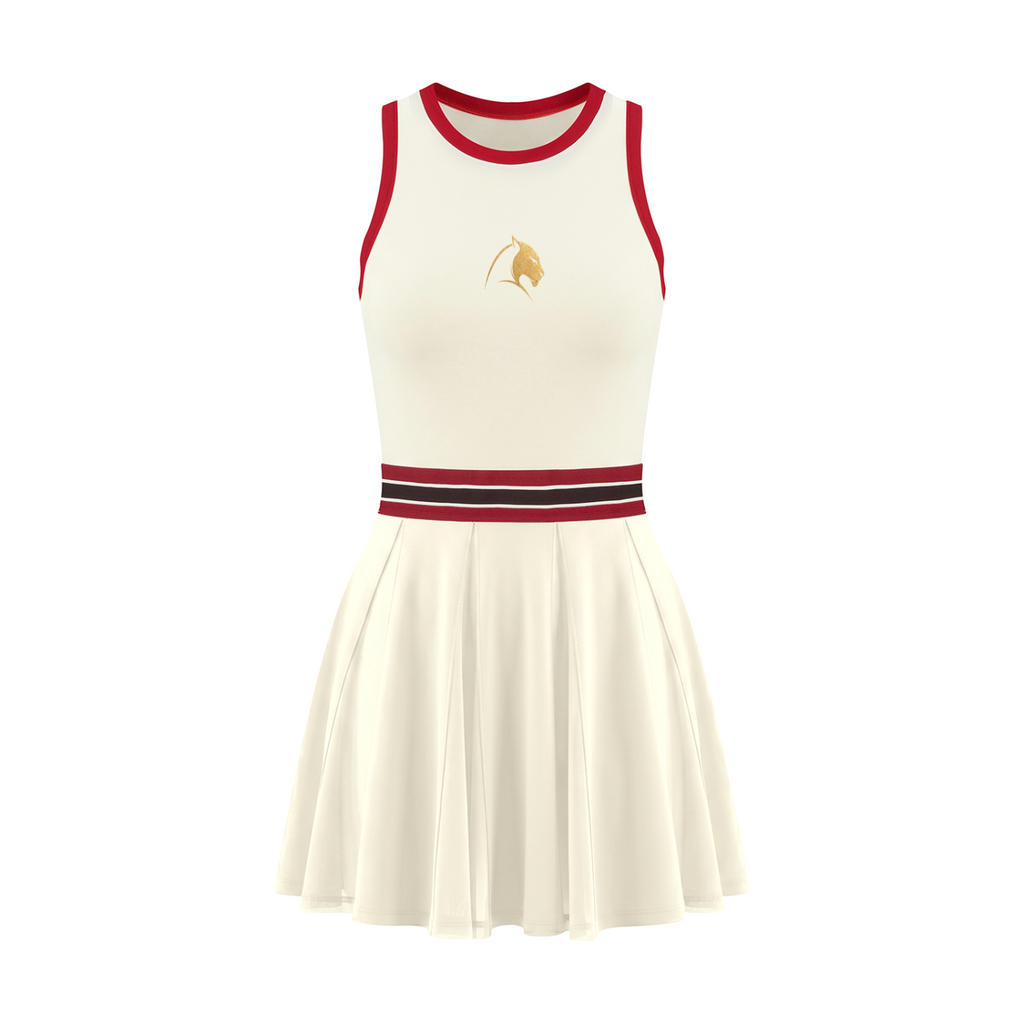 Robe sans manches Contraste