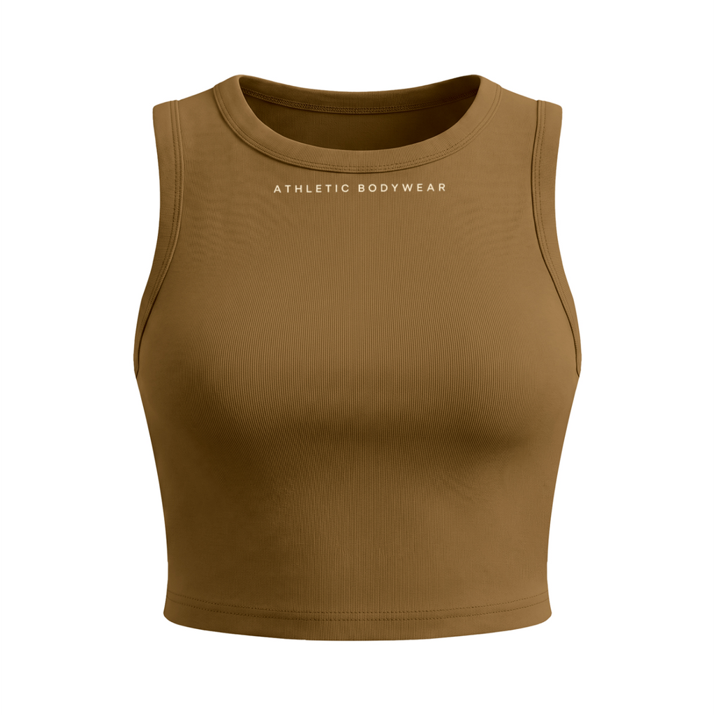 Women's Tight Crewneck Crop Tank Top