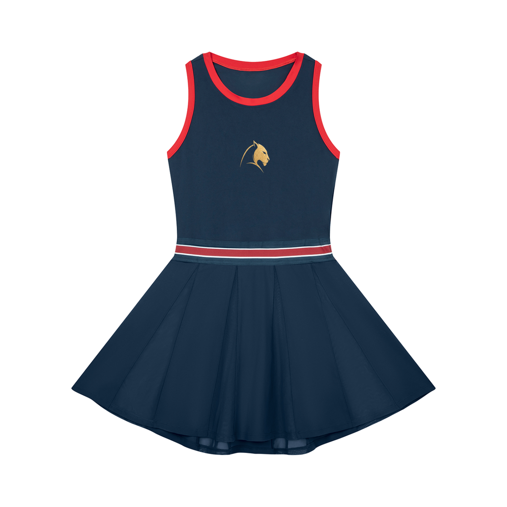 Robe sans manches Contraste